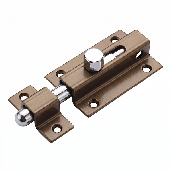 MINUTEX Catenaccio Portalucchetto Mignon Asta Tonda Bronzato - MINUTEX - Immagine 3